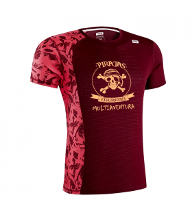 Camiseta Hombre Piratas Roja