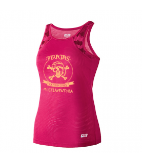 Camiseta sin mangas Mujer Piratas Rosa