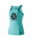 Camiseta sin mangas Mujer Piratas Celeste