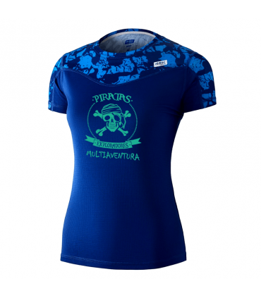 Camiseta Mujer Piratas Azul