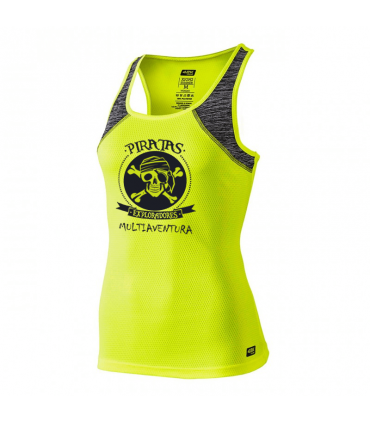 Camiseta sin mangas Mujer Piratas Amarillo