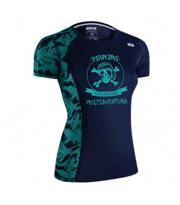 Camiseta Mujer Piratas Azul Marino